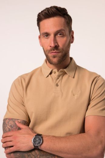 Moda za polnejše Majica kratkih rukava Polo plus velikost, xxl, Ulla Popken in Johann Popken (JP1880)