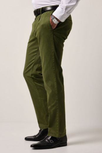 Moda za polnejše Hlače Chino ravnih nogavica plus velikost, xxl, Ulla Popken in Johann Popken (JP1880)
