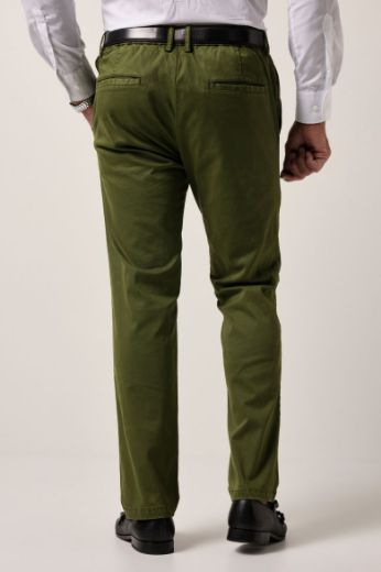 Moda za polnejše Hlače Chino ravnih nogavica plus velikost, xxl, Ulla Popken in Johann Popken (JP1880)