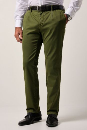 Moda za polnejše Hlače Chino ravnih nogavica plus velikost, xxl, Ulla Popken in Johann Popken (JP1880)