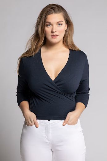 Moda za polnejše Bolero 3/4 rukavi plus velikost, xxl, Ulla Popken in Johann Popken (JP1880)