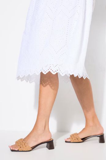 Moda za polnejše Haljina midi A kroja 3/4 rukavi plus velikost, xxl, Ulla Popken in Johann Popken (JP1880)