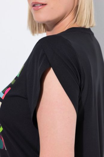Moda za polnejše Majica kratkih rukava sportska s natpisom plus velikost, xxl, Ulla Popken in Johann Popken (JP1880)