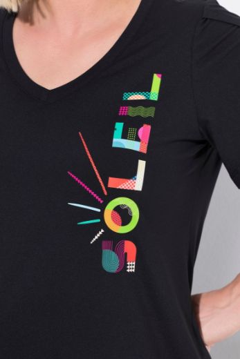 Moda za polnejše Majica kratkih rukava sportska s natpisom plus velikost, xxl, Ulla Popken in Johann Popken (JP1880)