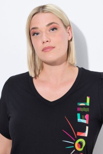 Moda za polnejše Majica kratkih rukava sportska s natpisom plus velikost, xxl, Ulla Popken in Johann Popken (JP1880)