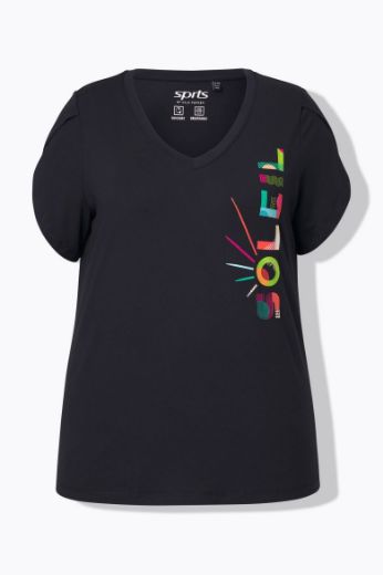 Moda za polnejše Majica kratkih rukava sportska s natpisom plus velikost, xxl, Ulla Popken in Johann Popken (JP1880)