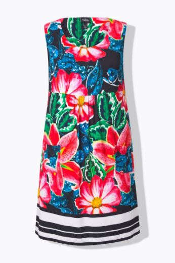 Moda za polnejše Haljina midi bez rukava s džepovima plus velikost, xxl, Ulla Popken in Johann Popken (JP1880)