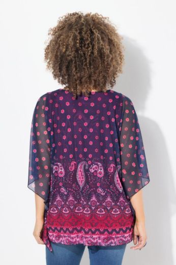 Moda za polnejše Bluza dvoslojna plus velikost, xxl, Ulla Popken in Johann Popken (JP1880)