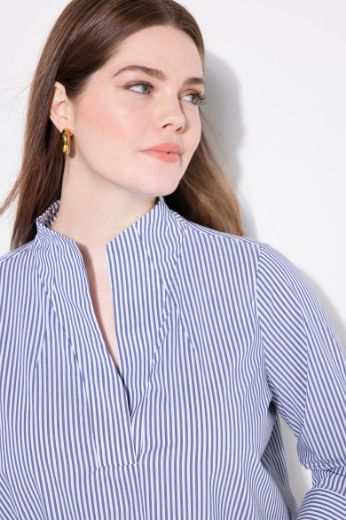 Moda za polnejše Bluza 3/4 rukava na pruge plus velikost, xxl, Ulla Popken in Johann Popken (JP1880)
