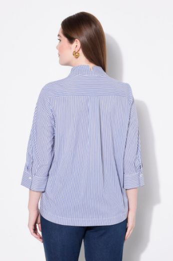 Moda za polnejše Bluza 3/4 rukava na pruge plus velikost, xxl, Ulla Popken in Johann Popken (JP1880)