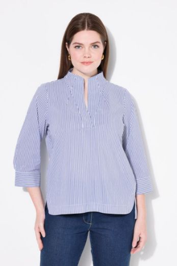 Moda za polnejše Bluza 3/4 rukava na pruge plus velikost, xxl, Ulla Popken in Johann Popken (JP1880)