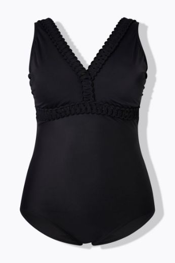 Moda za polnejše Kupaći kostim jednodijelni plus velikost, xxl, Ulla Popken in Johann Popken (JP1880)