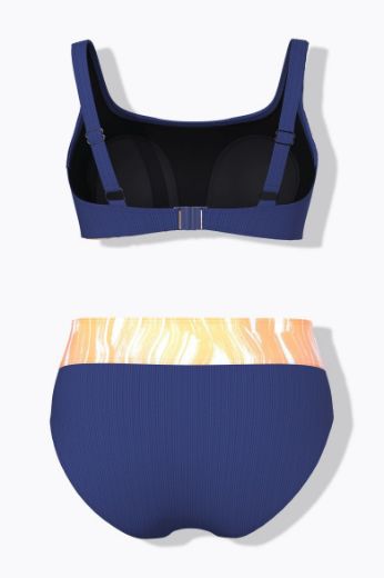 Moda za polnejše Kupaći kostim dvodijelni plus velikost, xxl, Ulla Popken in Johann Popken (JP1880)