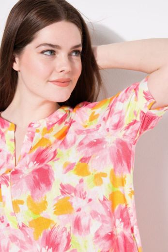 Moda za polnejše Haljina midi kratkih rukava plus velikost, xxl, Ulla Popken in Johann Popken (JP1880)