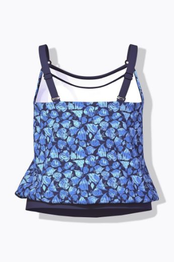 Moda za polnejše Kupaći kostim tankini plus velikost, xxl, Ulla Popken in Johann Popken (JP1880)
