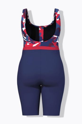 Moda za polnejše Kupaći kostim kombinezon plus velikost, xxl, Ulla Popken in Johann Popken (JP1880)