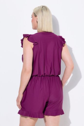 Moda za polnejše Kupaći kostim kratkih rukava i kratkim hlačicama plus velikost, xxl, Ulla Popken in Johann Popken (JP1880)