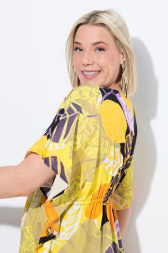 Moda za polnejše Kaftan kratkih rukava V ovratnika plus velikost, xxl, Ulla Popken in Johann Popken (JP1880)