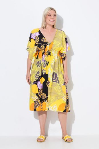 Moda za polnejše Kaftan kratkih rukava V ovratnika plus velikost, xxl, Ulla Popken in Johann Popken (JP1880)