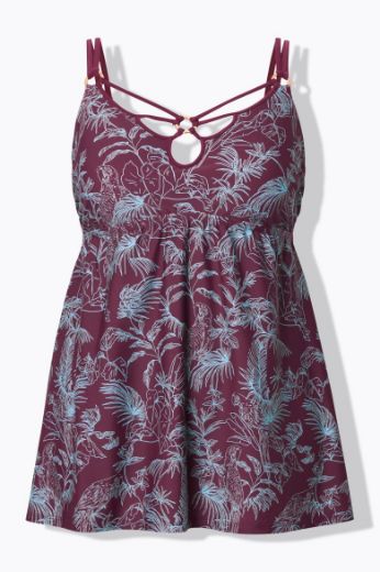 Moda za polnejše Kupaći kostim haljina plus velikost, xxl, Ulla Popken in Johann Popken (JP1880)