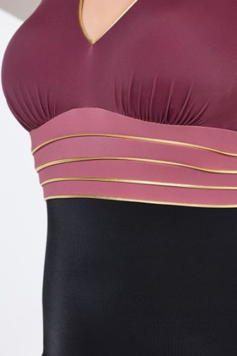 Moda za polnejše Kupaći kostim jednodijelni plus velikost, xxl, Ulla Popken in Johann Popken (JP1880)