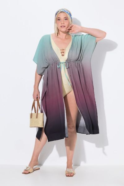Slika Kaftan kratkih rukava V ovratnika