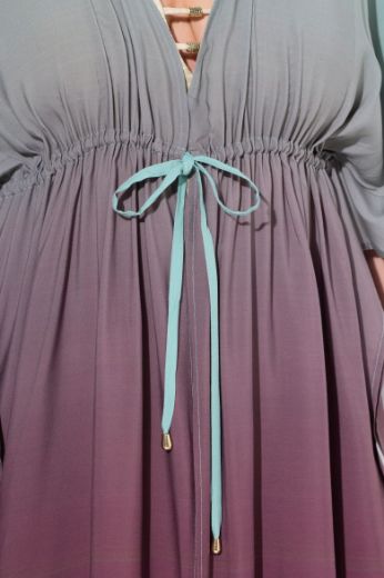 Moda za polnejše Kaftan kratkih rukava V ovratnika plus velikost, xxl, Ulla Popken in Johann Popken (JP1880)