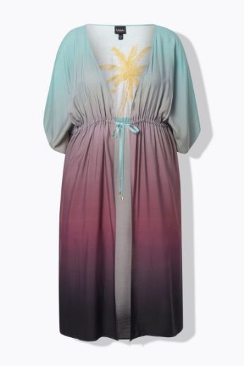 Moda za polnejše Kaftan kratkih rukava V ovratnika plus velikost, xxl, Ulla Popken in Johann Popken (JP1880)