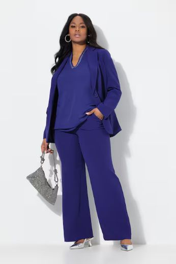 Moda za polnejše Hlače šireg modela nogavica plus velikost, xxl, Ulla Popken in Johann Popken (JP1880)