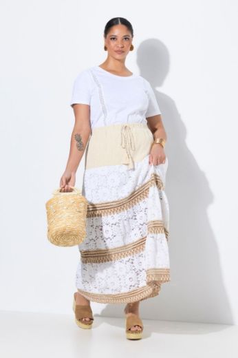 Moda za polnejše Suknja maxi A kroja plus velikost, xxl, Ulla Popken in Johann Popken (JP1880)