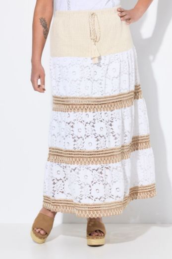 Moda za polnejše Suknja maxi A kroja plus velikost, xxl, Ulla Popken in Johann Popken (JP1880)