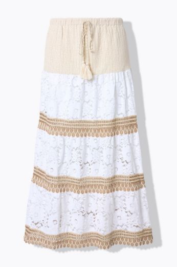 Moda za polnejše Suknja maxi A kroja plus velikost, xxl, Ulla Popken in Johann Popken (JP1880)