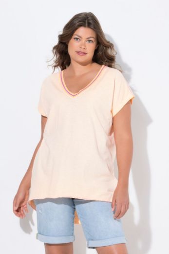 Moda za polnejše Majica kratkih rukava V ovratnika plus velikost, xxl, Ulla Popken in Johann Popken (JP1880)