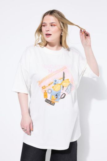 Moda za polnejše Majica kratkih rukava šireg kroja plus velikost, xxl, Ulla Popken in Johann Popken (JP1880)