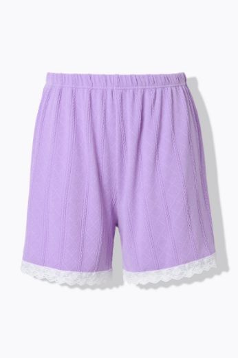 Moda za polnejše Pidžama bez rukava i kratkih nogavica s ukrasnom čipkom plus velikost, xxl, Ulla Popken in Johann Popken (JP1880)