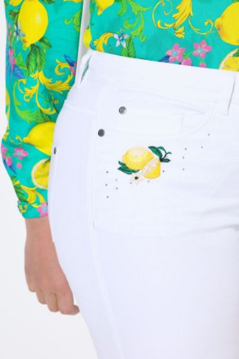 Moda za polnejše Traperice Capri plus velikost, xxl, Ulla Popken in Johann Popken (JP1880)