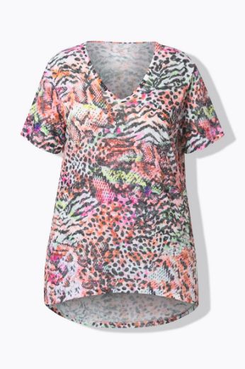 Moda za polnejše Majica kratkih rukva A kroja plus velikost, xxl, Ulla Popken in Johann Popken (JP1880)