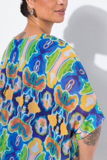 Moda za polnejše Bluza kratkih rukava šireg kroja plus velikost, xxl, Ulla Popken in Johann Popken (JP1880)