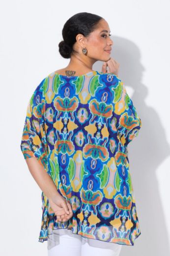 Moda za polnejše Bluza kratkih rukava šireg kroja plus velikost, xxl, Ulla Popken in Johann Popken (JP1880)