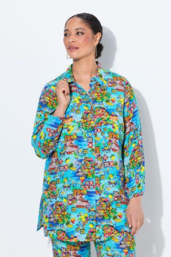 Moda za polnejše Bluza dugih rukava dužeg A kroja plus velikost, xxl, Ulla Popken in Johann Popken (JP1880)