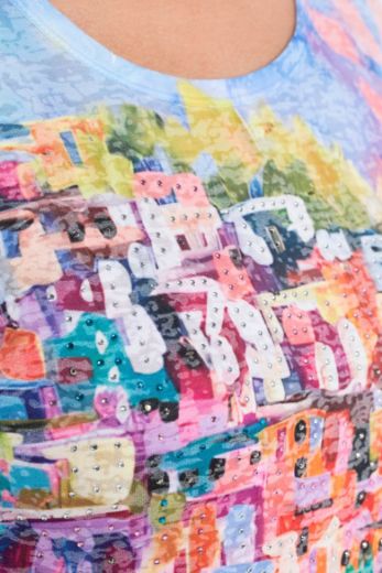Moda za polnejše Majica kratkih rukava okruglog ovratnika plus velikost, xxl, Ulla Popken in Johann Popken (JP1880)