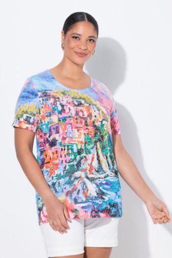 Moda za polnejše Majica kratkih rukava okruglog ovratnika plus velikost, xxl, Ulla Popken in Johann Popken (JP1880)