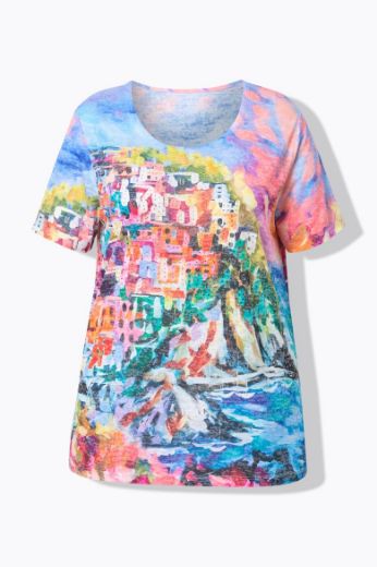 Moda za polnejše Majica kratkih rukava okruglog ovratnika plus velikost, xxl, Ulla Popken in Johann Popken (JP1880)