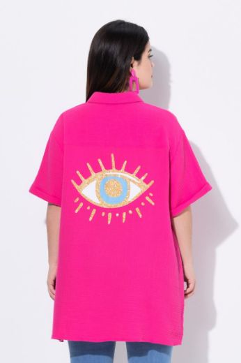 Moda za polnejše Bluza kratkih rukava šireg kroja plus velikost, xxl, Ulla Popken in Johann Popken (JP1880)