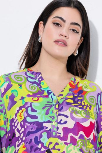 Moda za polnejše Bluza dugih rukava A kroja plus velikost, xxl, Ulla Popken in Johann Popken (JP1880)