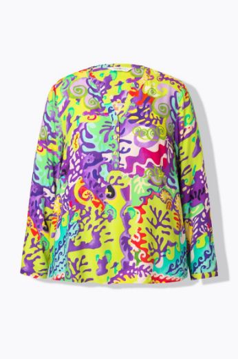 Moda za polnejše Bluza dugih rukava A kroja plus velikost, xxl, Ulla Popken in Johann Popken (JP1880)