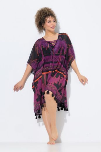 Moda za polnejše Tunika šireg kroja s motivom palme plus velikost, xxl, Ulla Popken in Johann Popken (JP1880)