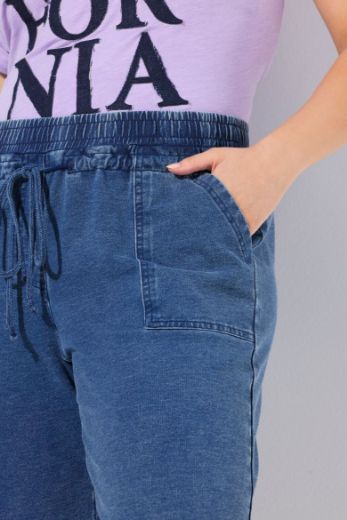 Moda za polnejše Hlače kratkih širokih nogavica elastičnog struka plus velikost, xxl, Ulla Popken in Johann Popken (JP1880)