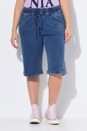 Moda za polnejše Hlače kratkih širokih nogavica elastičnog struka plus velikost, xxl, Ulla Popken in Johann Popken (JP1880)