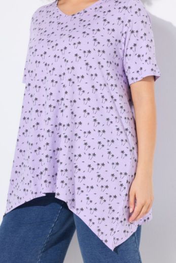 Moda za polnejše Majica kratkih rukava V ovratnika plus velikost, xxl, Ulla Popken in Johann Popken (JP1880)